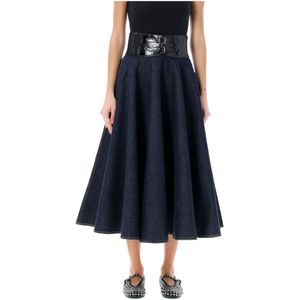 Alaïa, Skirts Blauw, Dames, Maat:S