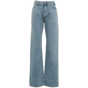Kaos, Flared Jeans Blauw, Dames, Maat:W29