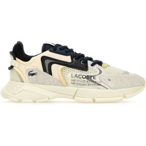 Lacoste, Schoenen, Heren, Veelkleurig, 40 1/2 EU, Kleurrijke Leren Mesh Neo Sneakers