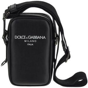 Dolce & Gabbana, Tassen, Heren, Zwart, ONE Size, Accessoires voor Mannen Schoudertas