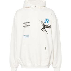 Represent, Sweatshirts Hoodies Wit, Heren, Maat:L