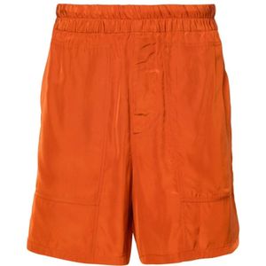 Dries Van Noten, Korte broeken, Heren, Oranje, L, Casual Shorts