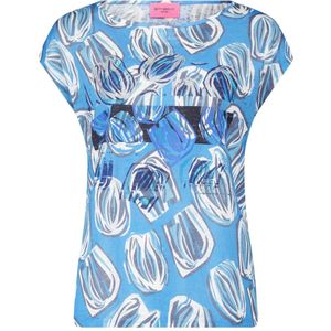 Betty Barclay, Tops, Dames, Veelkleurig, M, Glitter Print Casual T-shirt