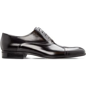 Moreschi, Schoenen, Heren, Zwart, 40 EU, Leer, Klassieke zwarte kalfsleren Oxford schoenen