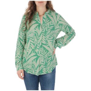 Hartford, Blouses Shirts Groen, Dames, Maat:XL
