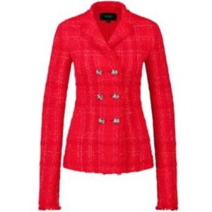 Giambattista Valli, Tweed Blazer Rood, Dames, Maat:L