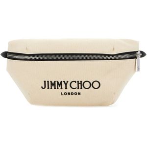 Jimmy Choo, Tassen, Heren, Beige, ONE Size, Stijlvolle Marsupi Tas voor Dagelijks Gebruik