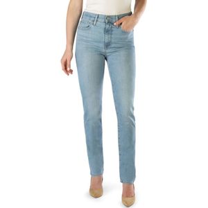 Levi's, Jeans, Dames, Blauw, W24, Katoen, Hoge taille Jeans
