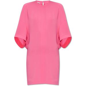 Stella McCartney, Kleedjes, Dames, Roze, 3Xs, Losvallende jurk