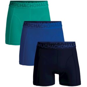 Muchachomalo, Ondergoed, Heren, Veelkleurig, M, Katoen, Microfiber Boxershorts - 3-Pack