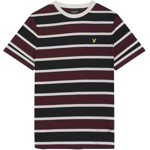 Lyle & Scott, Tops, Heren, Veelkleurig, XS, Gestreept T-shirt