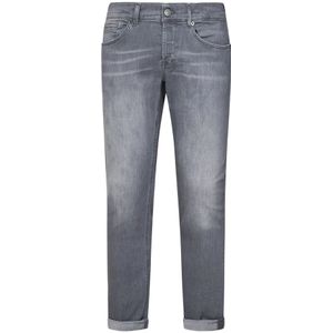 Dondup, Slim-fit Jeans Grijs, Heren, Maat:W36