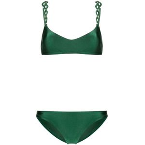 Zimmermann, Groene zee kleding met uitsnijdingen Groen, Dames, Maat:M