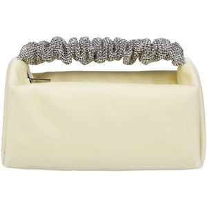 Alexander Wang, Vanilla Scrunchie Mini Tas - Stijlvolle en Compacte Handtas Beige, Dames, Maat:ONE Size