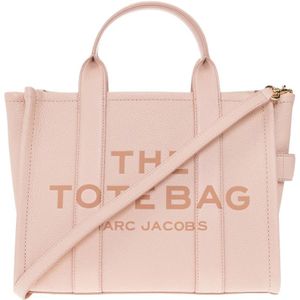 Marc Jacobs, Tassen, Dames, Roze, ONE Size, Leer, ‘The Tote Medium’ shopper tas