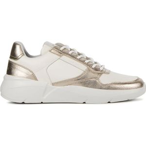 Nubikk, Gouden Sneakers Wit, Dames, Maat:41 EU