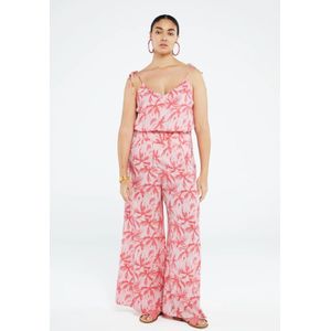 Fabienne Chapot, Broeken, Dames, Roze, XL, Wijde Palapa Broek