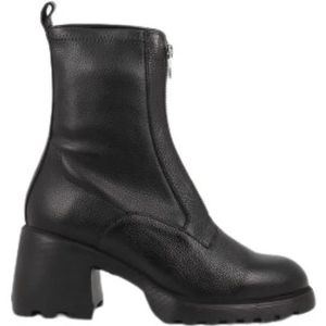 Wonders, Zwarte hoge hakken laarzen voor vrouwen Zwart, Dames, Maat:39 EU