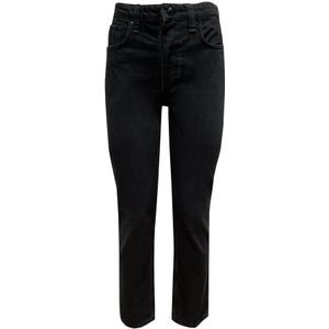 Rag & Bone, Jeans, Dames, Zwart, W27, Denim, Hoge Taille Zwarte Denim Sigaret