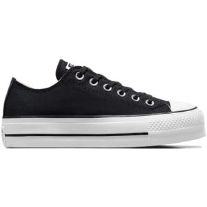 Converse, Canvas Platform Sneakers Zwart, Dames, Maat:39 EU