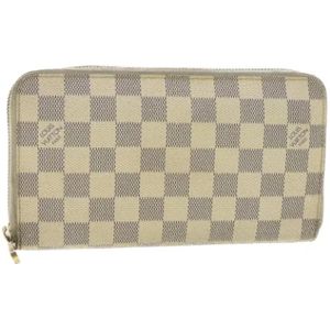 Louis Vuitton Vintage, Pre-owned Canvas wallets Wit, Dames, Maat:ONE Size