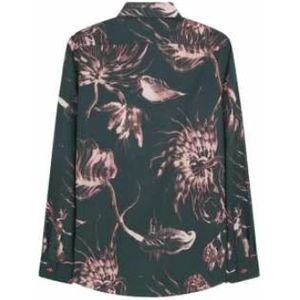 Paul Smith, Overhemden, Heren, Veelkleurig, M, Katoen, Groene Bloemenoverhemd Thistleberry Print