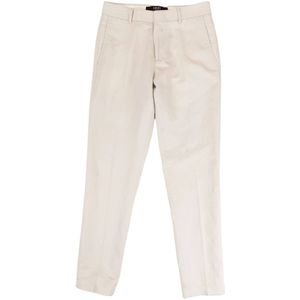 Liu Jo, Broeken, Heren, Grijs, S, Katoen, Zomer Chino Broek Licht Grijs Heren