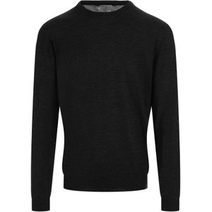 Fedeli, Truien, Heren, Zwart, 5Xl, Kasjmier, Round-neck Truien