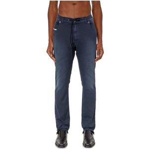 Diesel, Jeans, Heren, Blauw, W34 L32, Denim, Slim-fit Jeans
