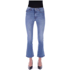 Dondup, Flared Jeans Blauw, Dames, Maat:W31