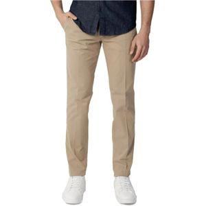 Blauer, Slim Fit Chinos voor elke gelegenheid Beige, Heren, Maat:W30