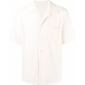Our Legacy, Overhemden, Heren, Wit, XS, Witte korte mouw box shirt
