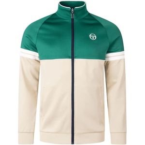 Sergio Tacchini, Sweatshirts & Hoodies, Heren, Veelkleurig, L, Katoen, Orion STM Tracktop met Slim Fit Zip