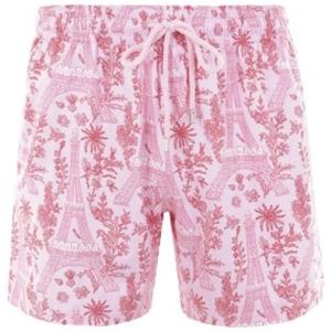 Vilebrequin, Roze Octopus Eiffel Zwembroek Roze, Heren, Maat:XL