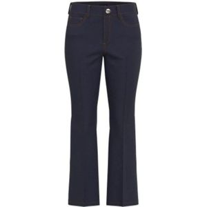 Marella, Stretch Flare Leg Jeans voor dames Blauw, Dames, Maat:L