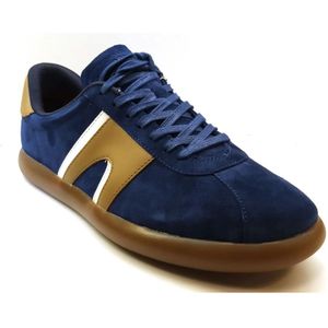 Camper, Marineblauwe Soller Sneaker met Logo Blauw, Heren, Maat:41 EU