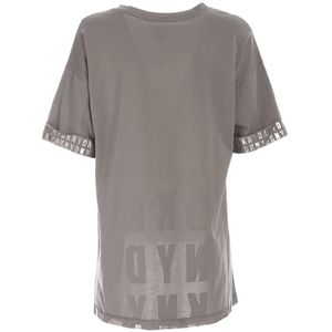 Dkny, Tops, Dames, Grijs, L, Katoen, T-Shirts