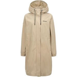 Duvetica, Jassen, Dames, Beige, 2Xs, Capuchon Winddichte Jas Donker Beige