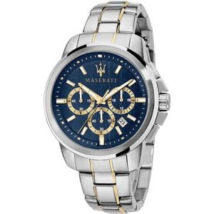 Maserati, Accessoires, Heren, Blauw, ONE Size, Horloge