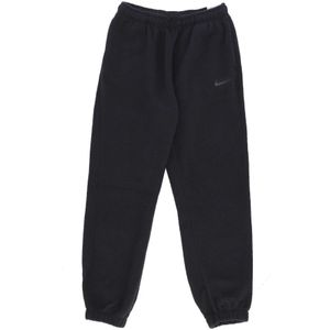 Nike, Sport, Dames, Zwart, M, Polyester, Pluche Fleece Jogger Trainingspak Broek