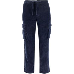 MC2 Saint Barth, Tapered Broeken Blauw, Heren, Maat:XL