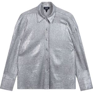 Alix The Label, Blouses & Shirts, Dames, Grijs, L, blouses zilver