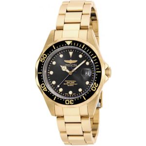 Invicta Watches, Pro Diver 17051 Quartz Dameshorloge - 37mm Geel, Dames, Maat:ONE Size