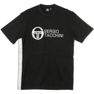 Sergio Tacchini, Tops, Heren, Zwart, L, Detroit T-Shirt