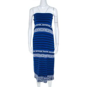 Emilio Pucci Pre-owned, Pre-owned Cotton dresses Blauw, Dames, Maat:S