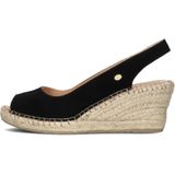 Fred De La Bretoniere, Schoenen, Dames, Zwart, 41 EU, Zwarte Espadrilles Clare Beau Schoenen