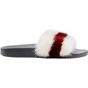 Givenchy Pre-owned, Pre-owned, Dames, Rood, 38 EU, Pre-owned Fur sandals