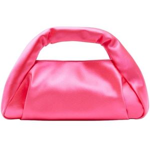 Stuart Weitzman, Tassen, Dames, Roze, ONE Size, Satijn, Moda Mini Tote - Luxe Satijnen Limited Edition