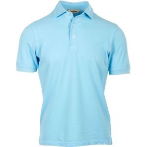 Gran Sasso, Tops, Heren, Blauw, 2Xl, Lichtblauwe T-shirts en Polos