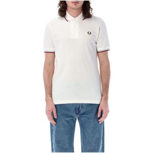Fred Perry, Polo Shirts Wit, Heren, Maat:XS